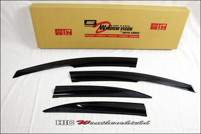 Honda Civic FB 9th Gen Sedan Mugen Weather Shields 2012-2016, Durable, Stylish, UV Protection