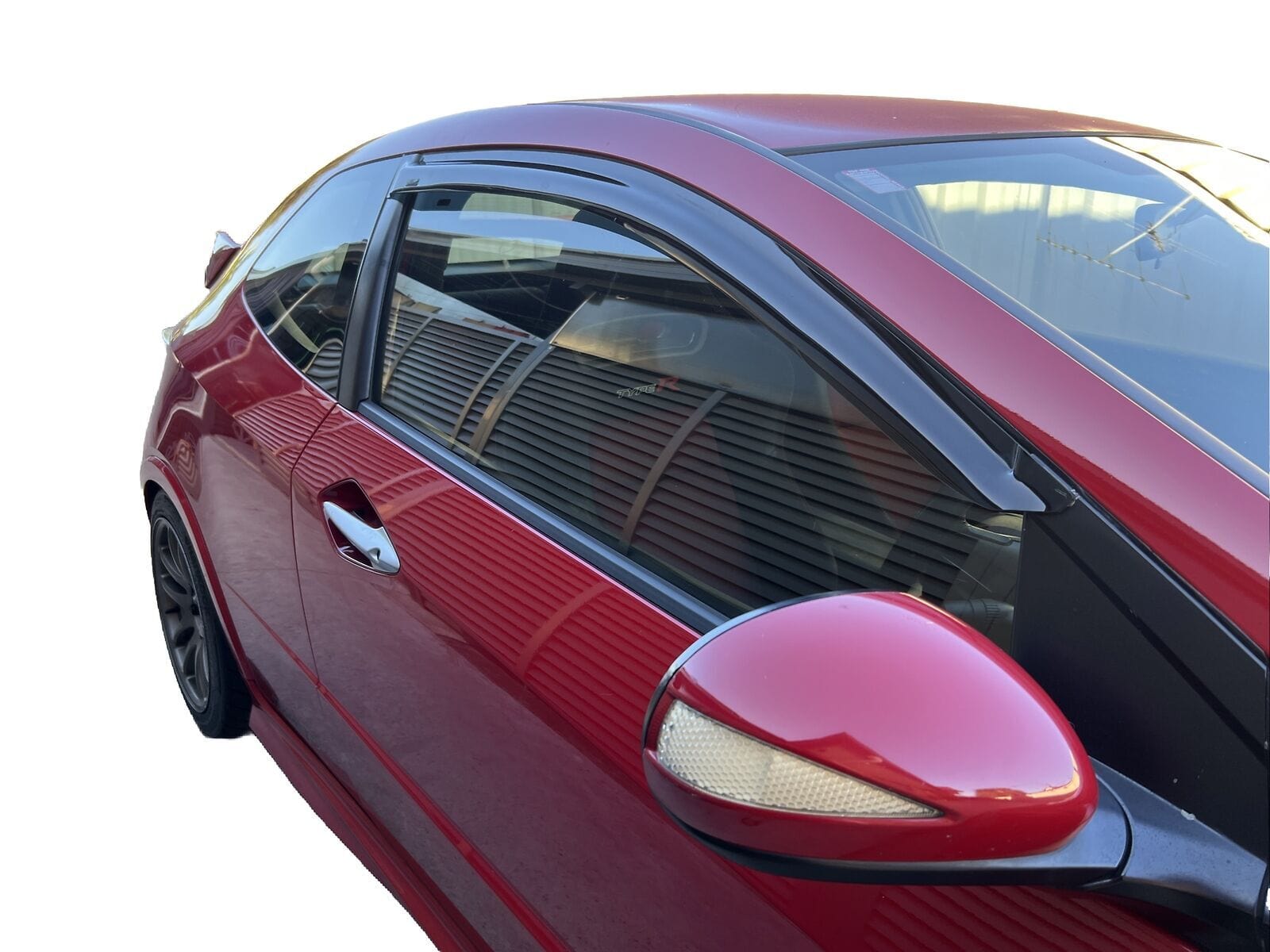 Honda Civic FN2 Euro Hatch Weather Shields 2006-2015, Durable, Stylish, UV Protection, Superior