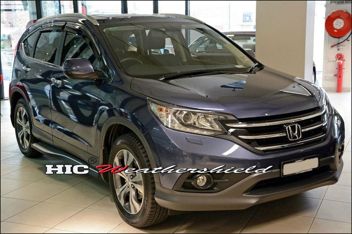 Honda CRV Weather Shields 2012-2016 Chrome, UV-Resistant, Stylish Design, Long-Lasting