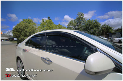 Honda CU2 Accord Euro Mugen Weather Shields 2008-2012, Durable, Stylish UV Protection, All-Weather