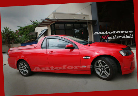 
                          Installed view -  HSV VE VF Ute Weather Shields - HIC Premium
                      