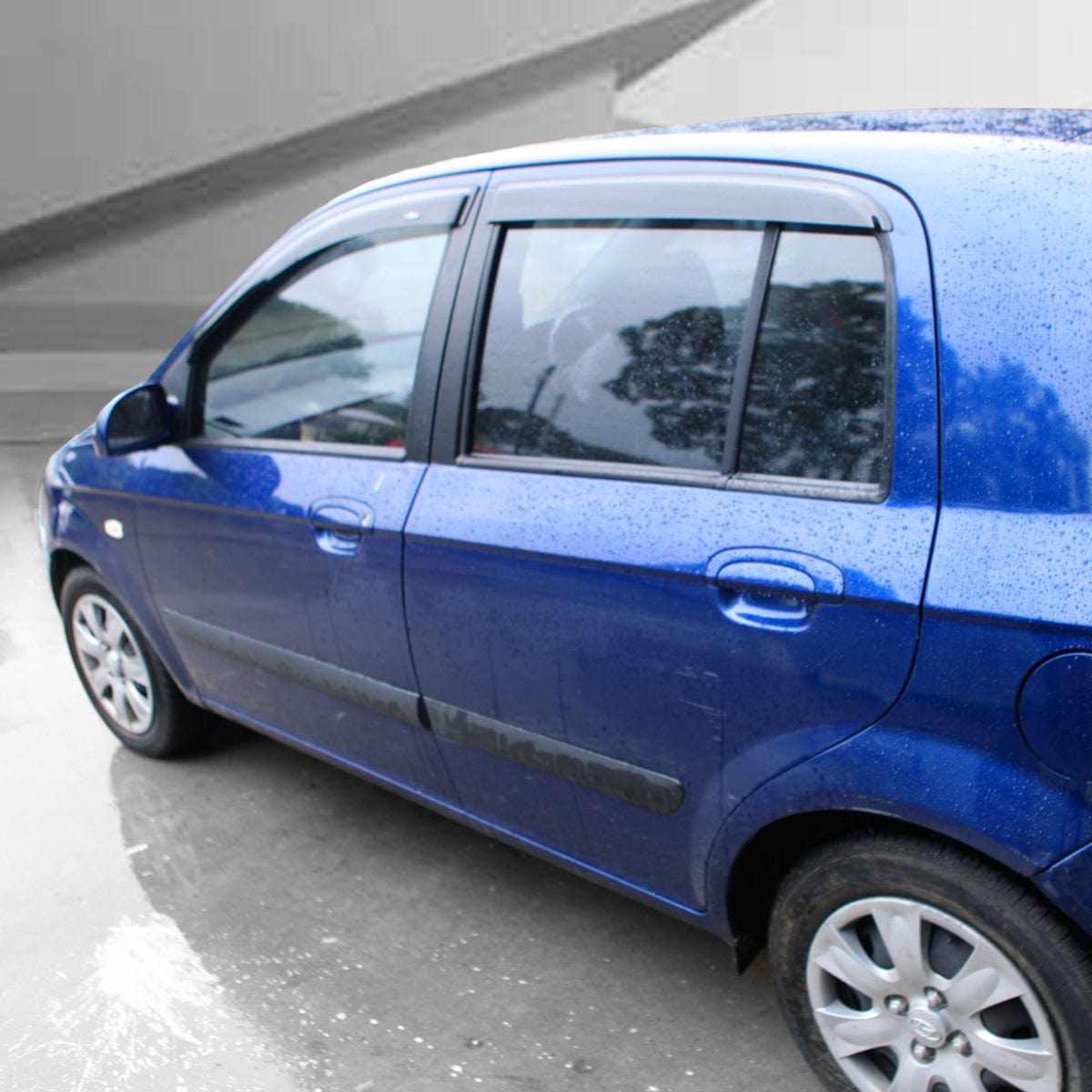 Hyundai Getz 5 Door Weather Shields HIC AUS, Durable, Stylish UV Protection, All-Weather