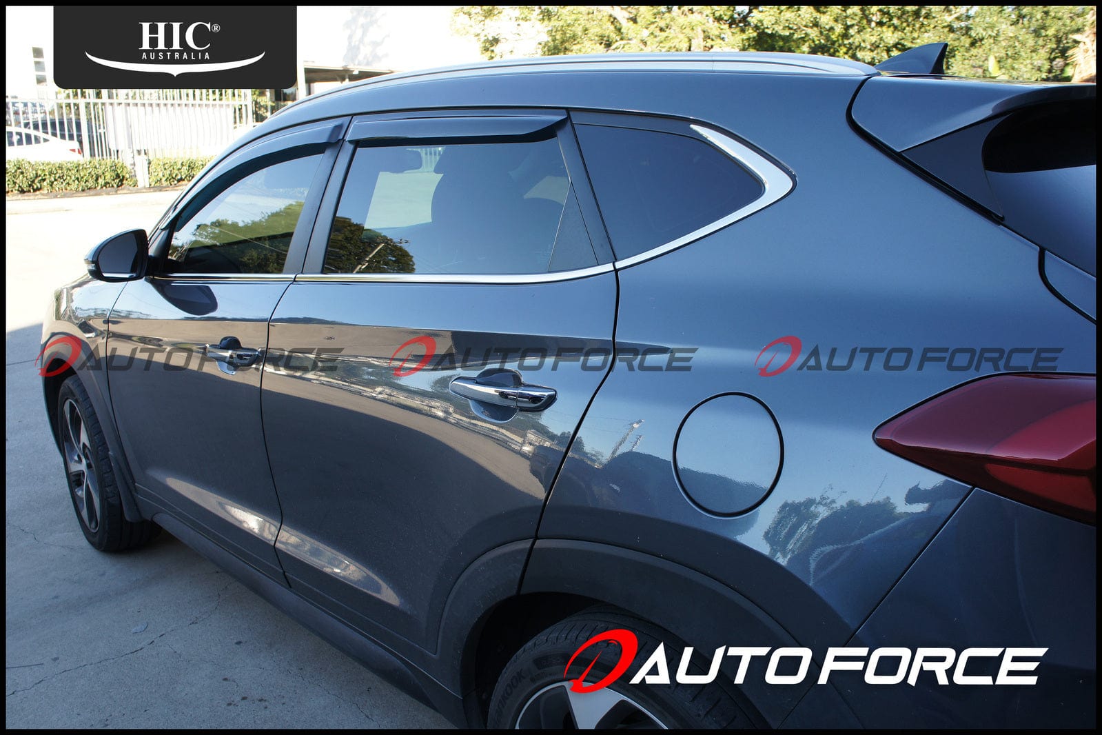 Hyundai Tucson TL Weather Shields HIC AUS, Premium Rain, UV Protection, Stylish