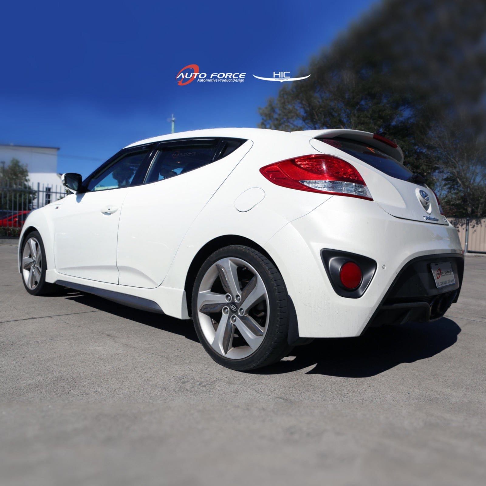 Hyundai Veloster 2011-2018 Weather Shields HIC AUS, UV-Resistant, Stylish Design