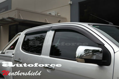 Isuzu D-Max Weather Shields Ute 2012-2020, UV-Resistant, Stylish Design, Durable