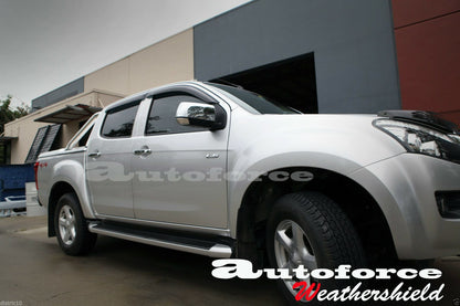 Isuzu D-Max Weather Shields Ute 2012-2020, UV-Resistant, Stylish Design, Durable