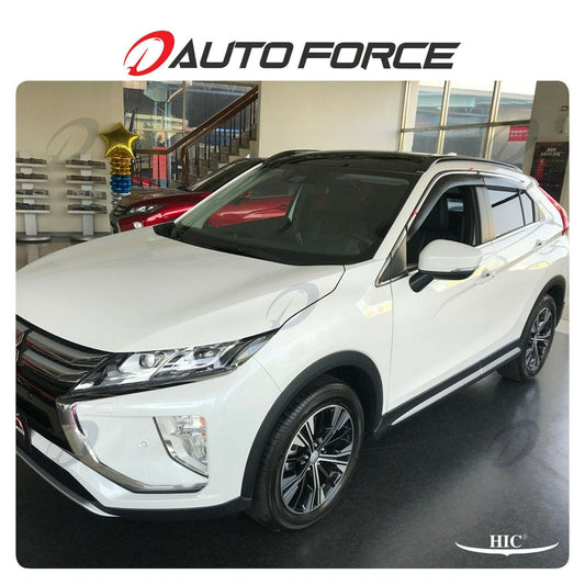 Installed view -  Mitsubishi Eclipse Cross Weather Shields 2017-On - HIC Premium