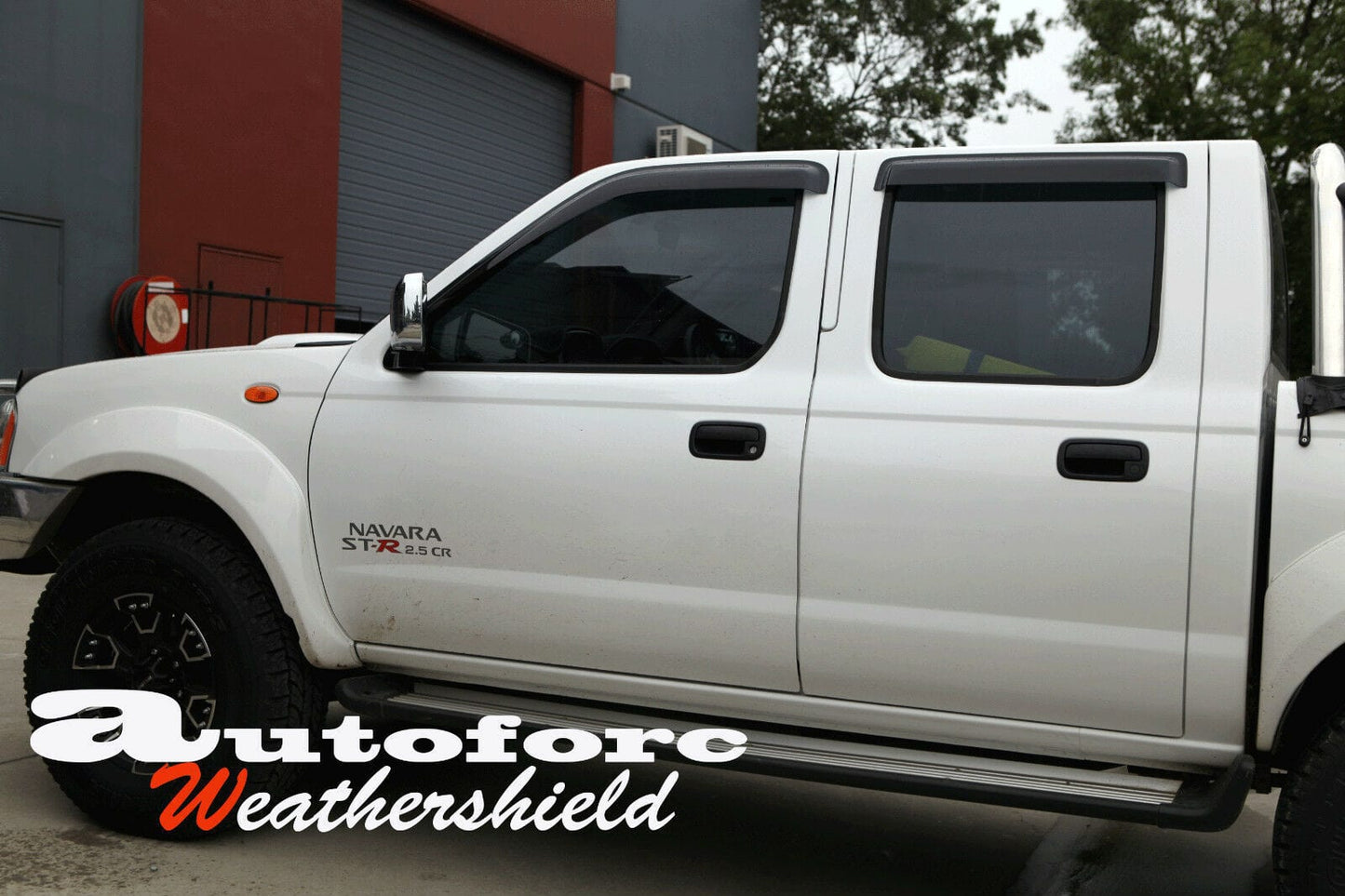 Nissan Navara Ute Weather Shields 1997-2017 Dual Cab HIC AUS, High-Quality, Aesthetics