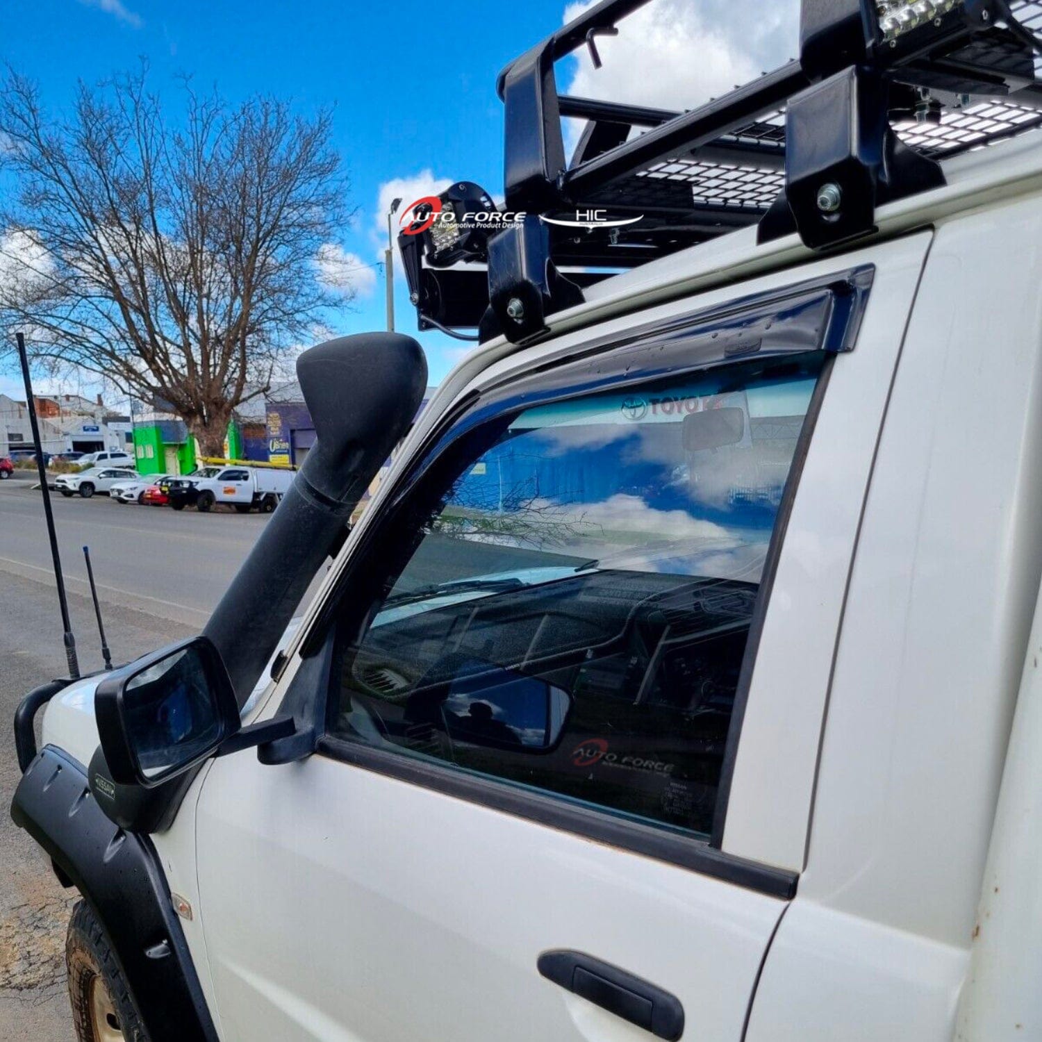 Nissan Patrol Ute Weather Shields 1998-2015 HIC AUS, Durable, Sleek Design