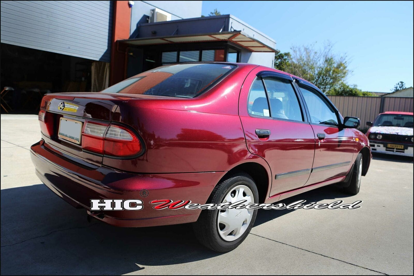 Nissan Pulsar Sedan Weather Shields 1993-2000 HIC AUS, Premium Protection, Stylish