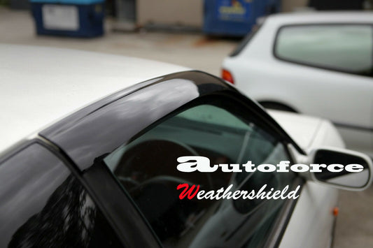 
                          Installed view -  Nissan Silvia 180SX Weather Shields 1989-1994 - HIC Premium
                      