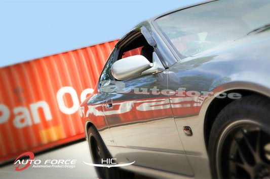 
                          Installed view -  Nissan Silvia S15 200SX 2 Door Weather Shields 1999-2002 - HIC Premium
                      