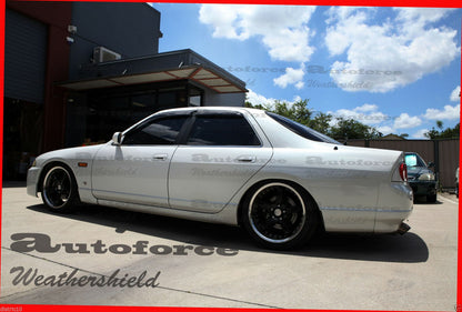 Nissan Skyline Weather Shields R33 Sedan 1993-1998 HIC AUS, Premium Protection, Stylish, Durable