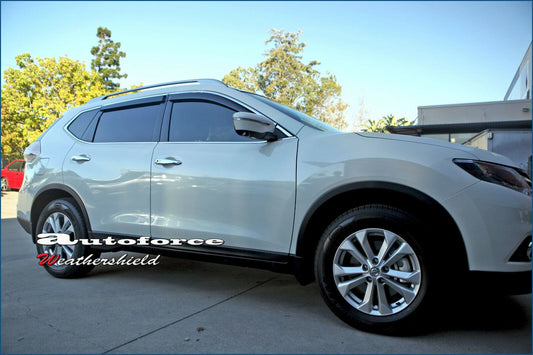 Nissan X-Trail Weather Shields 2014-2019 Chrome HIC AUS, Durable, Stylish, Premium Protection