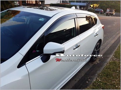 Subaru XV Hatch Weather Shields 2017-Onwards HIC AUS, Premium Protection, Stylish, UV-Resistant