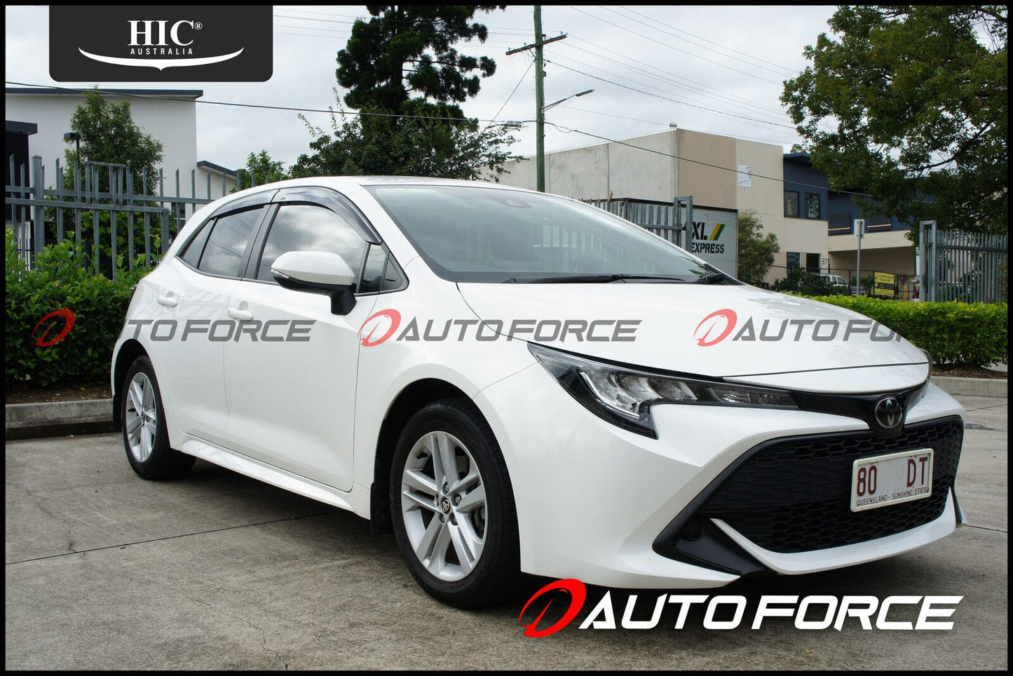 Toyota Corolla Hatch Weather Shields 2018-2023 HIC AUS, High-Quality, Aesthetics, Long-Lasting