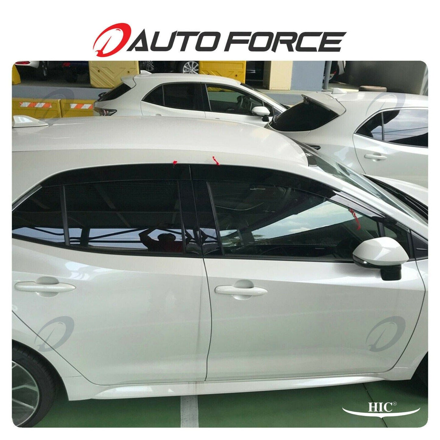 Toyota Corolla Hatch Weather Shields 2018-2023 HIC AUS, High-Quality, Aesthetics, Long-Lasting