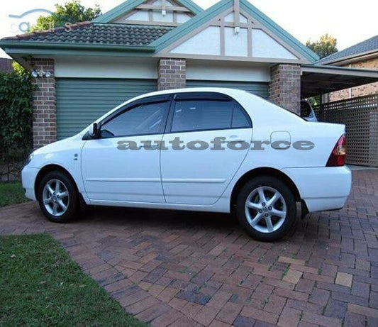 Toyota Corolla Sedan Weather Shields 2001-2006 HIC AUS, High-Quality, Aesthetics, Long-Lasting