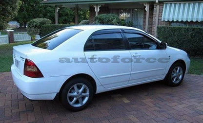 Toyota Corolla Sedan Weather Shields 2001-2006 HIC AUS, High-Quality, Aesthetics, Long-Lasting