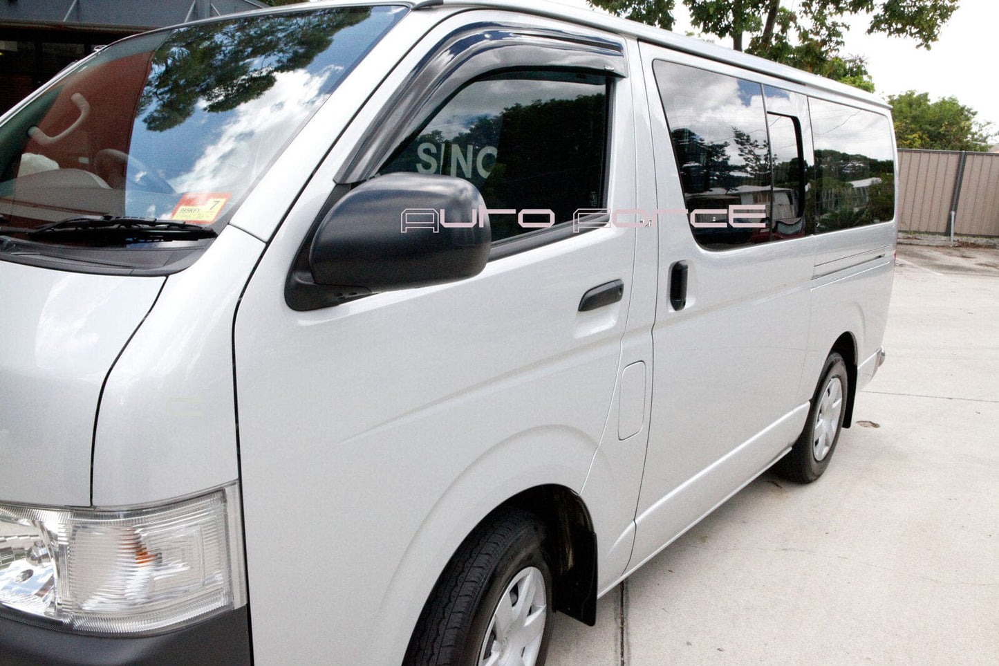 Toyota HiAce Van Weather Shields 2005-2019 HIC AUS, High-Quality, Sleek Design, UV-Resistant