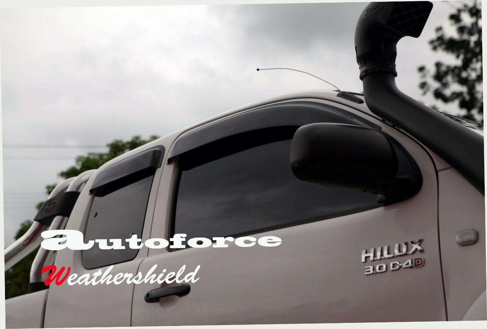 Toyota Hilux Extra Cab Weather Shields 2005-2015 HIC AUS, High-Quality, Aesthetics, Durable