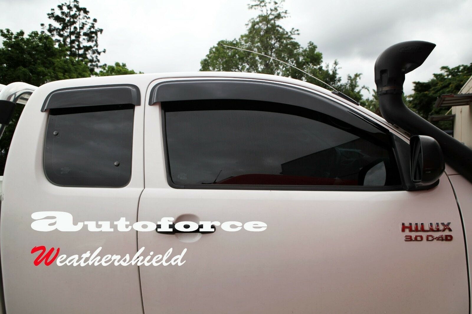 Toyota Hilux Extra Cab Weather Shields 2005-2015 HIC AUS, High-Quality, Aesthetics, Durable