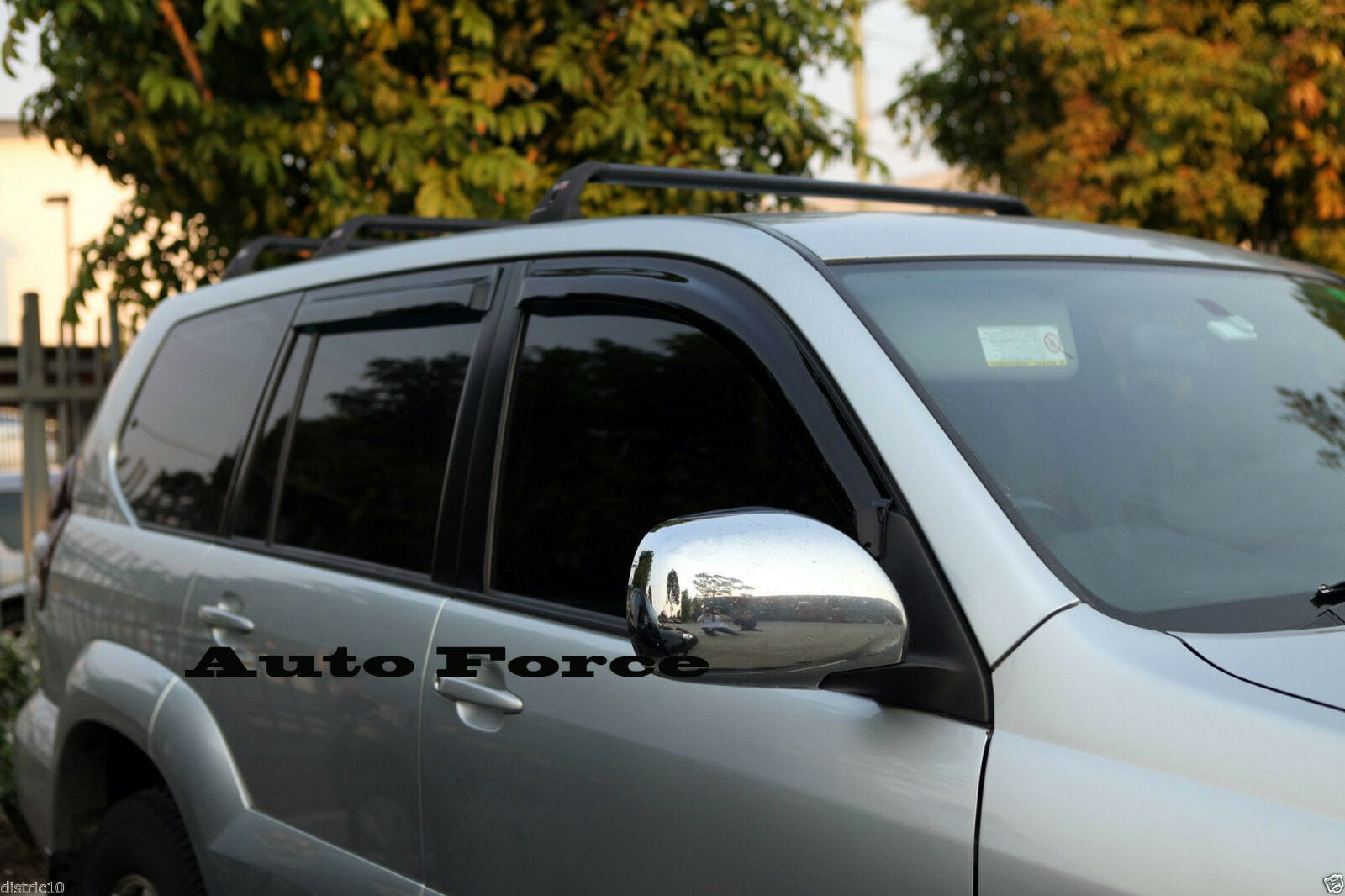 Toyota LandCruiser Prado Weather Shields 2003-2009 HIC AUS, Durable, Sleek Design, High-Quality