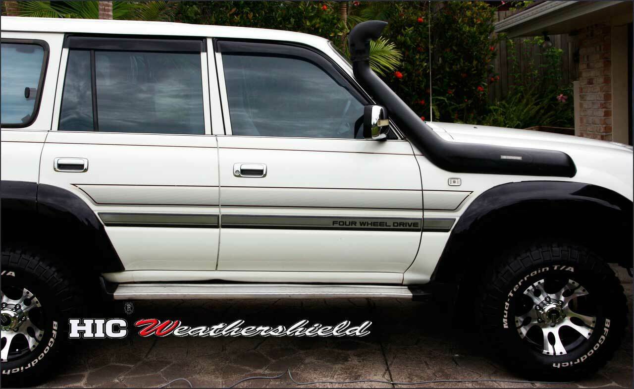 Toyota LandCruiser Weather Shields 1992-1997 HIC AUS, Premium Protection, Stylish, Long-Lasting