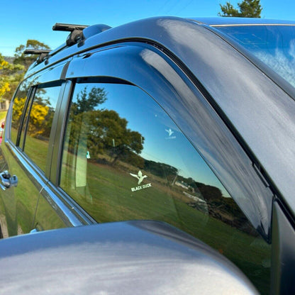 Toyota LandCruiser Prado Weather Shields 2009-2023 HIC AUS, Durable, Sleek Design, Long-Lasting