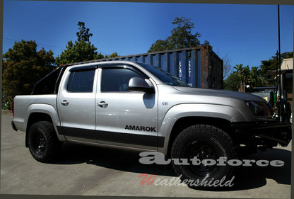 Volkswagen Amarok Ute Weather Shields 2009-Onwards HIC AUS, High-Quality, Aesthetics, UV-Resistant