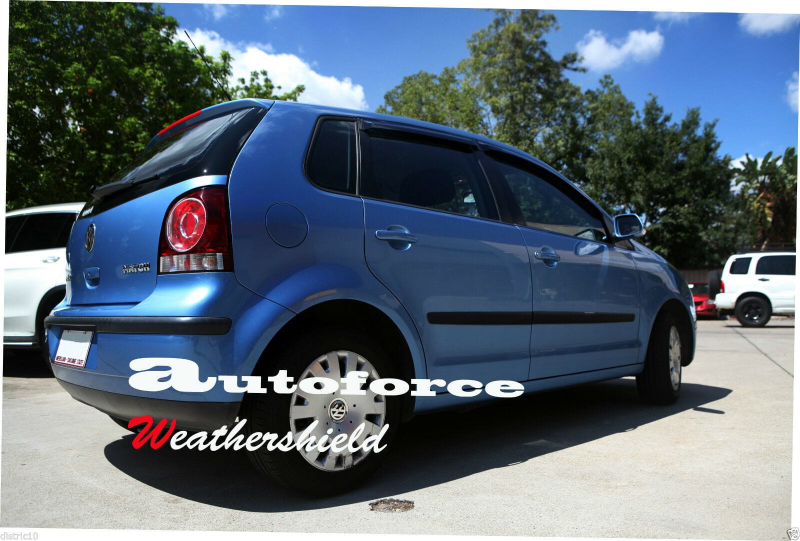 Volkswagen Polo Hatch Weather Shields 2002-2009 HIC AUS, Premium Protection, Stylish