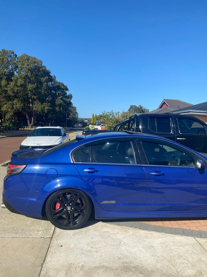 Installed view -  Holden Commodore VE VF Sedan Rear Roof Spoiler - HIC Premium