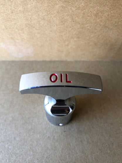 Installed view -  Holden Commodore VN VG VP VS VR Oil Dip Stick Handle – Billet Aluminium Upgrade