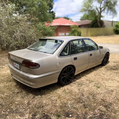 Installed view -  Holden Commodore VN VP VR VS Rear Roof Spoiler - HIC Premium