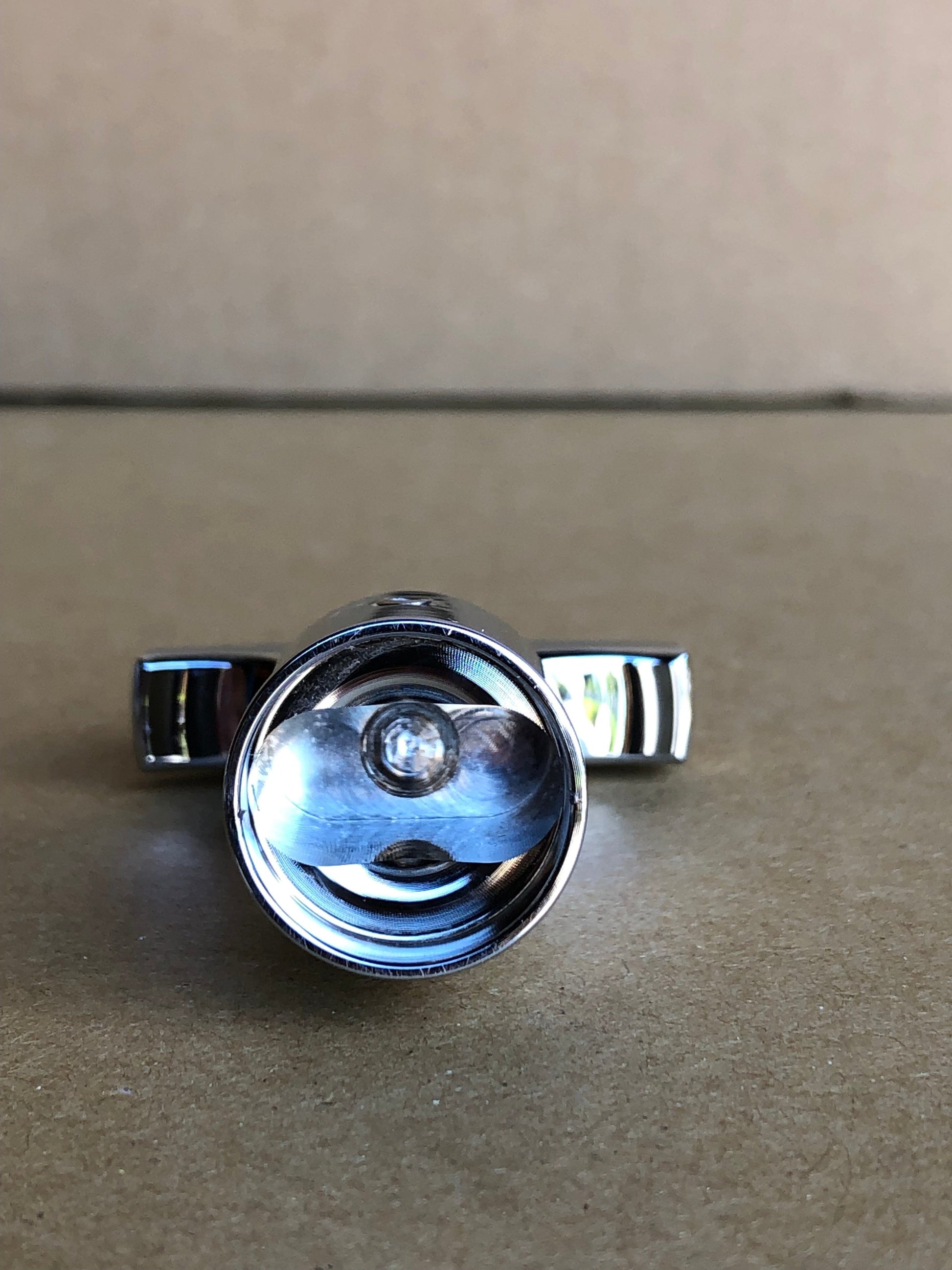 Installed view -  Holden Commodore VT VX VY VZ Oil Dip Stick Handle – Billet Aluminium Upgrade