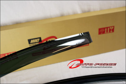 Installed view -  Honda Civic 9th Gen 5 door Hatch Weather Shields 2012-2016 - HIC