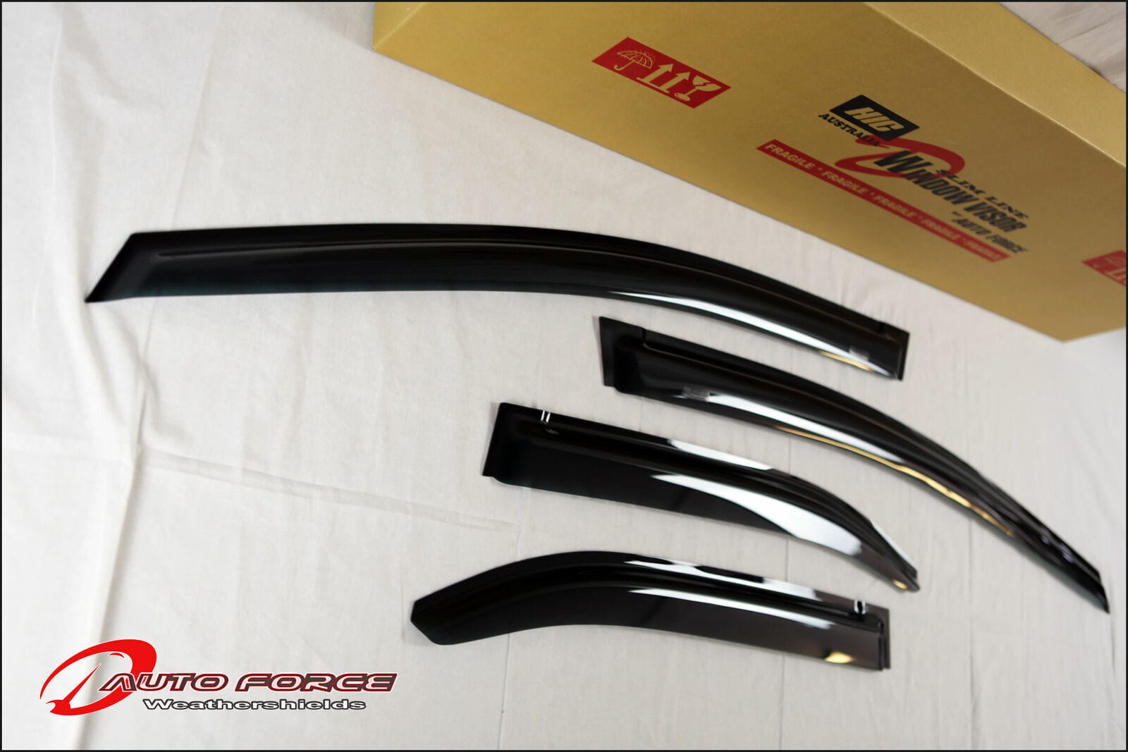 Installed view -  Honda Civic 9th Gen 5 door Hatch Weather Shields 2012-2016 - HIC