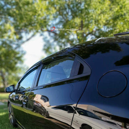 Installed view -  Honda Civic 9th Gen 5 door Hatch Weather Shields 2012-2016 - HIC