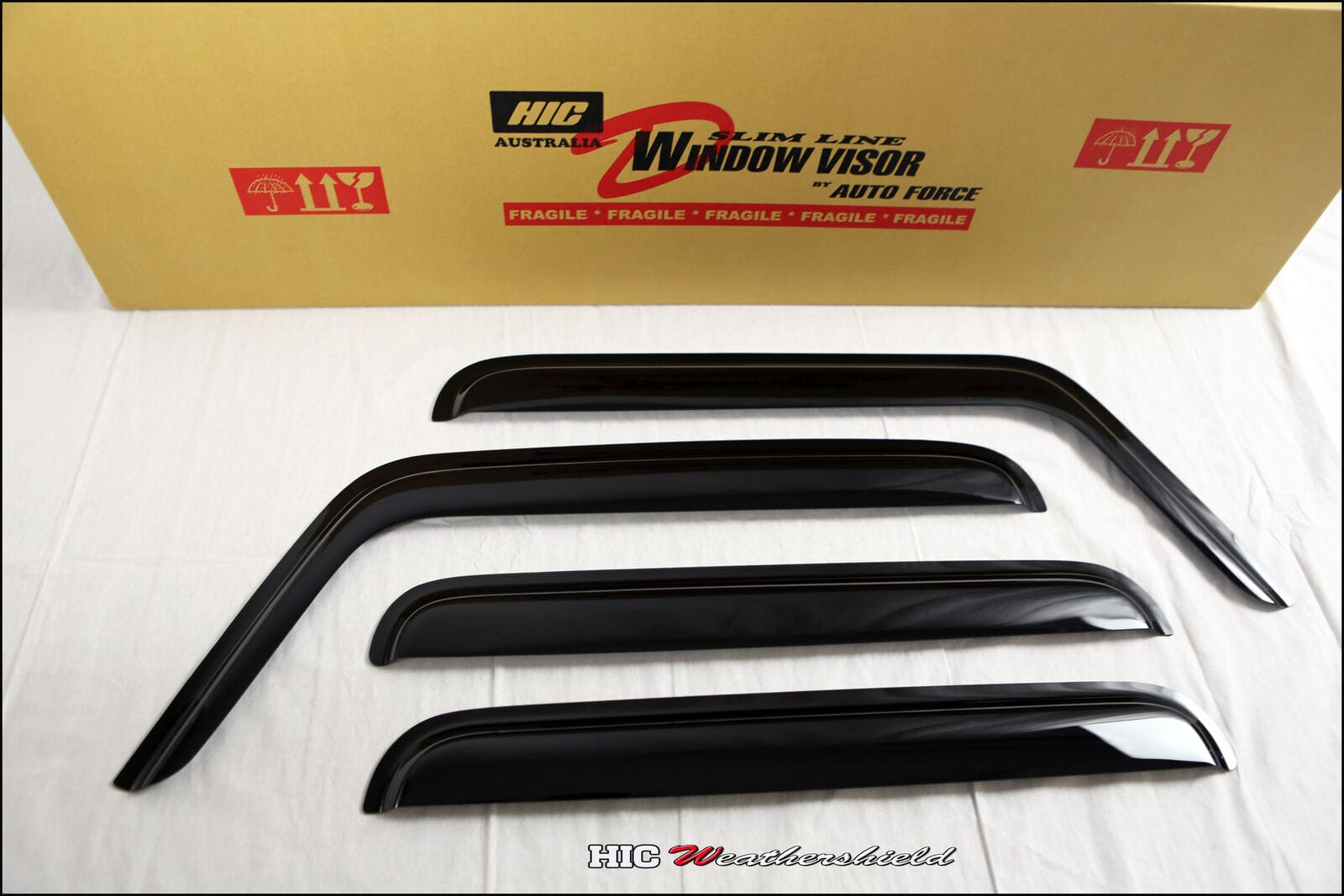 Installed view -  Jeep Wrangler JK Sedan Weather Shields 2007-2017 - HIC Premium