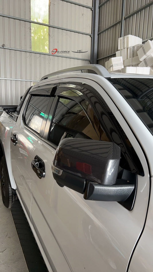 
                          Installed view -  Mazda BT-50 Weather Shields 2011-2019 - HIC Premium
                      