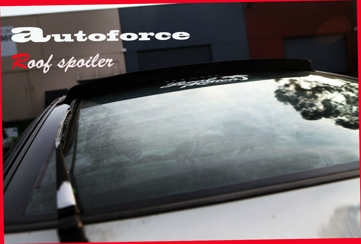 Installed view -  Nissan 180SX Rear Roof Spoiler - HIC Premium