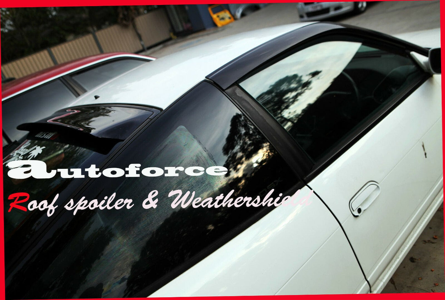 Installed view -  Nissan 180SX Rear Roof Spoiler - HIC Premium