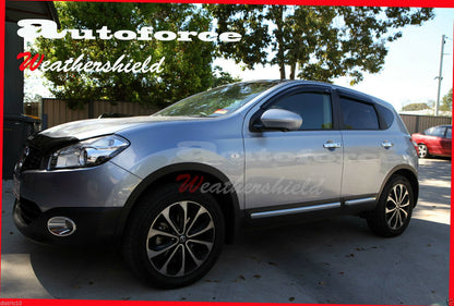 Installed view -  Nissan Dualis Qashqai Weather Shields 2007-2013 - HIC Premium