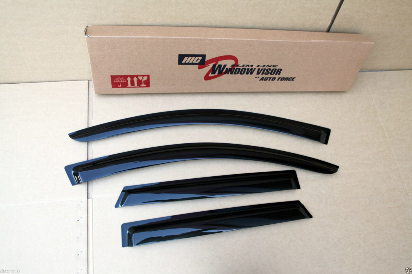 Installed view -  Nissan Dualis Qashqai Weather Shields 2007-2013 - HIC Premium