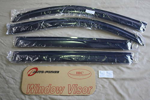 Installed view -  Nissan Pathfinder R50 WX Weather Shields 1996-2005 - HIC Premium