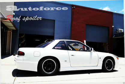 Installed view -  Nissan Silvia S13 Rear Roof Spoiler - HIC Premium