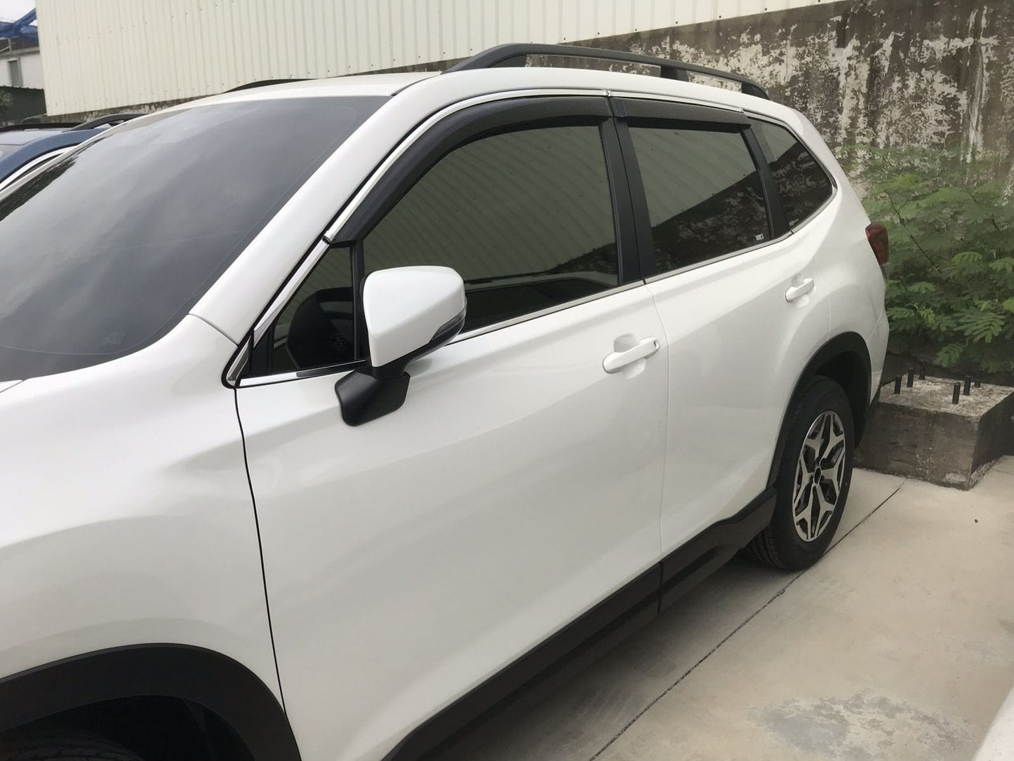 Installed view -  Subaru Forester SK Weather Shields 2018-On - HIC Premium