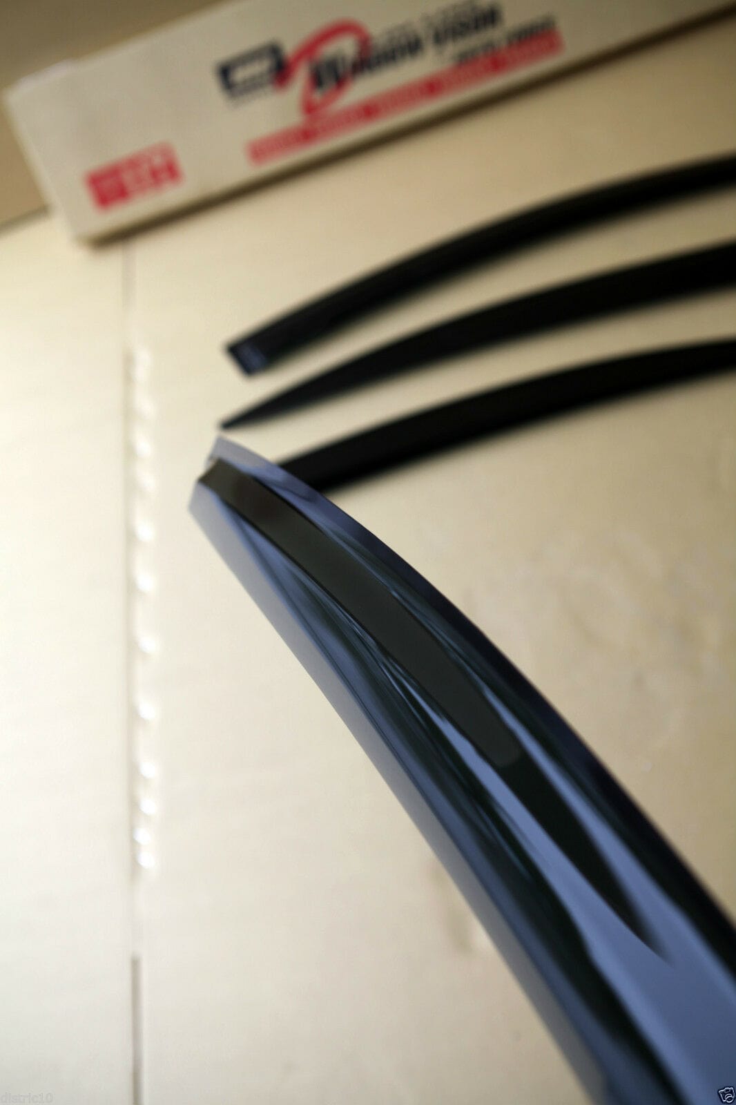 Installed view -  Subaru Impreza WRX V1 Sedan Weather Shields 2014-2021 - HIC Premium