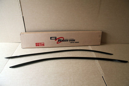 Installed view -  Subaru Liberty Gen 4 Wagon Weather Shields 2003-2008 - HIC Premium