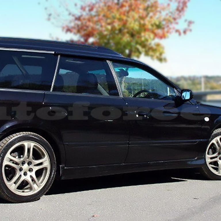 Installed view -  Subaru Outback Gen 4 Weather Shields 2003-2008 - HIC Premium